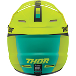 Dětská přilba Thor Sector Racer - Žlutá fluo/Černá/Tyrkysová