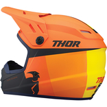 Dětská přilba Thor Sector Racer - Oranžová/Žlutá/Černá/Tmavě modrá