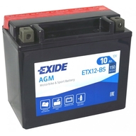 Baterie EXIDE - YTX12-BS (12V 10Ah), plus vpravo