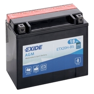 Baterie EXIDE - YTX20H-BS (12V 18Ah), plus vlevo
